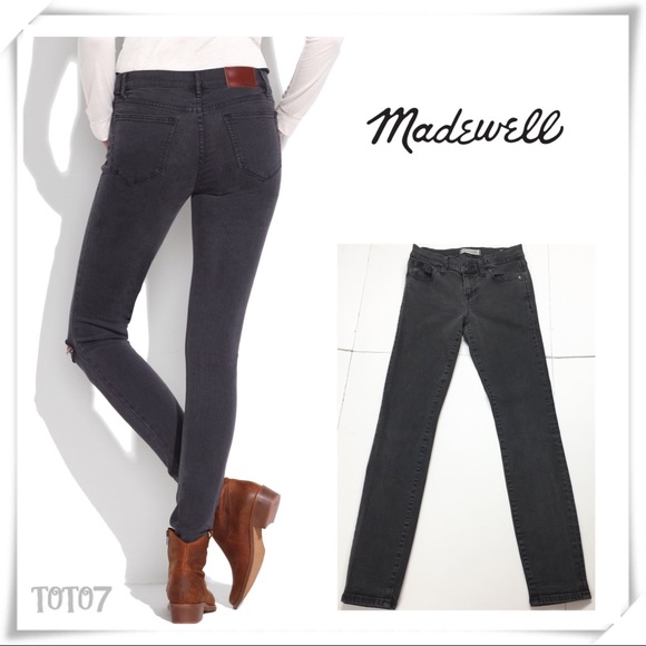 Madewell Denim - Madewell Skinny Skinny Jeans  Black